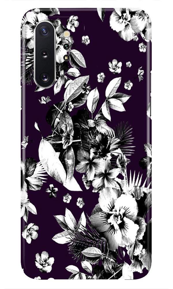 white flowers Mobile Back Case for Samsung Galaxy Note 10 Plus (Design - 7) white flowers Case for Samsung Galaxy Note 10 Plus