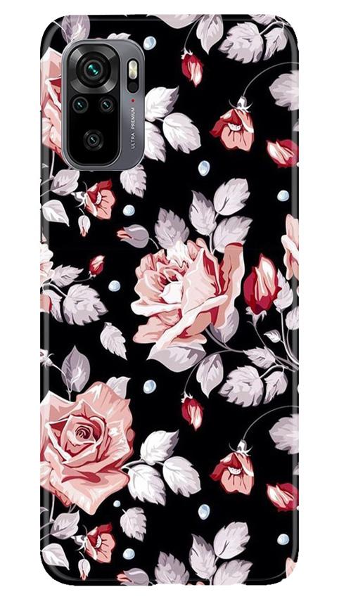 Pink rose Mobile Back Case for Redmi Note 10 (Design - 12) Pink rose Case for Redmi Note 10