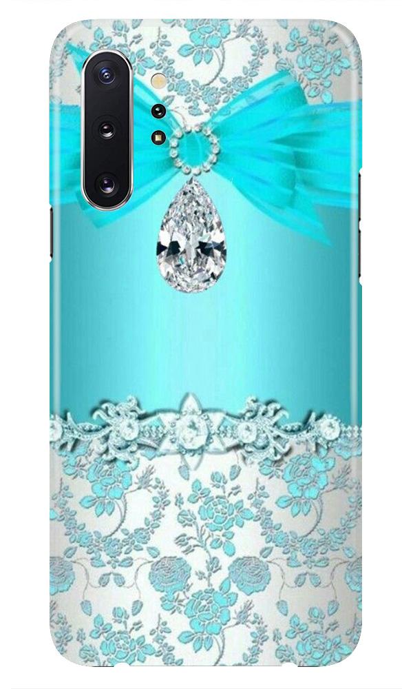 Shinny Blue Background Mobile Back Case for Samsung Galaxy Note 10 Plus (Design - 32) Shinny Blue Background Case for Samsung Galaxy Note 10 Plus