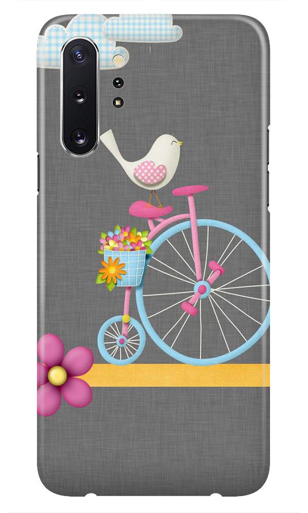 Sparron with cycle Mobile Back Case for Samsung Galaxy Note 10 Plus (Design - 34) Sparron with cycle Case for Samsung Galaxy Note 10 Plus