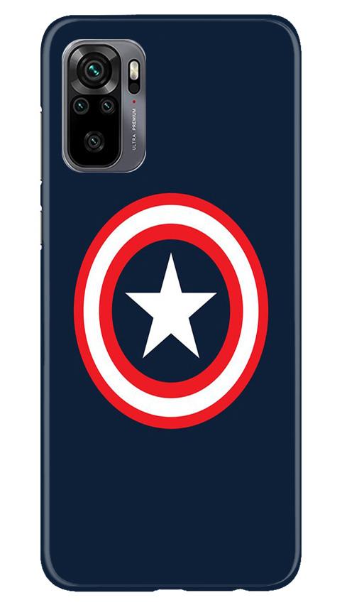 Captain America Mobile Back Case for Redmi Note 10 (Design - 42) Captain America Case for Redmi Note 10