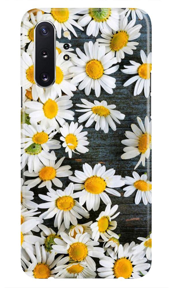 White flowers2 Mobile Back Case for Samsung Galaxy Note 10 Plus (Design - 62) White flowers2 Case for Samsung Galaxy Note 10 Plus