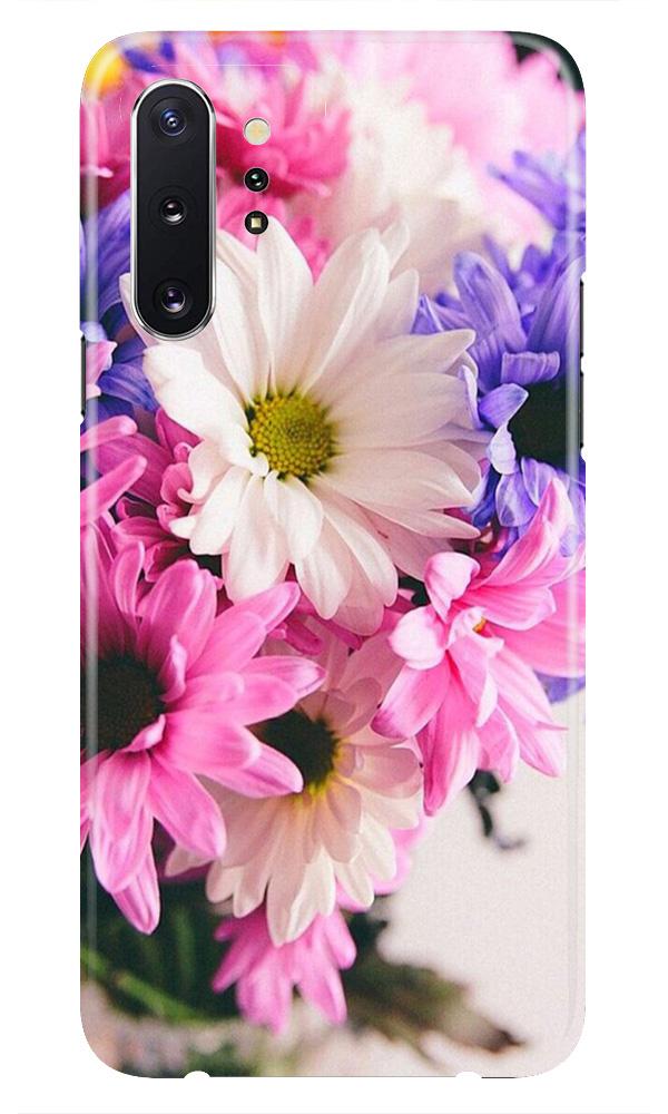 Coloful Daisy Mobile Back Case for Samsung Galaxy Note 10 Plus (Design - 73) Coloful Daisy Case for Samsung Galaxy Note 10 Plus