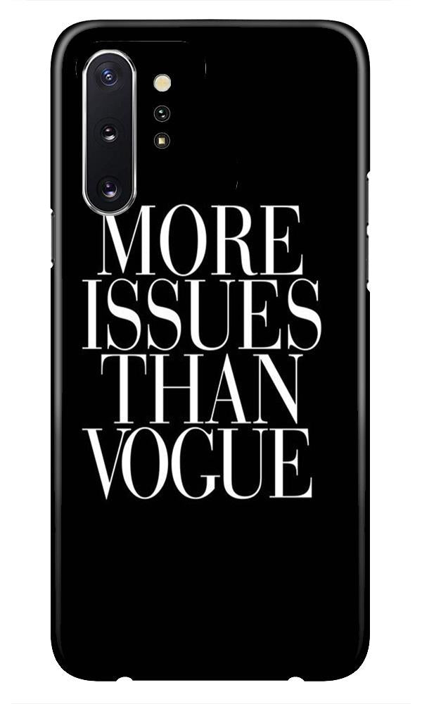 More Issues than Vague Mobile Back Case for Samsung Galaxy Note 10 Plus (Design - 74) More Issues than Vague Case for Samsung Galaxy Note 10 Plus