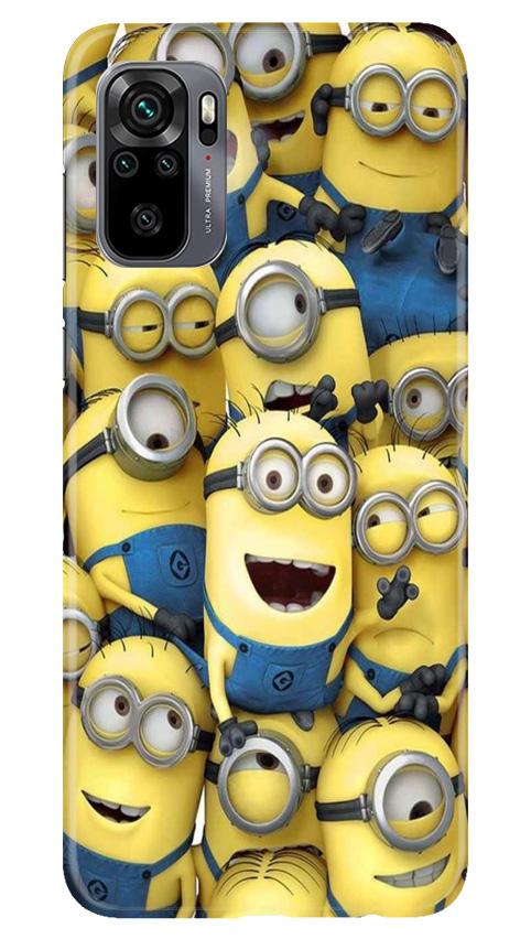 Minions Mobile Back Case for Redmi Note 10 (Design - 127) Minions Case for Redmi Note 10 (Design - 127)