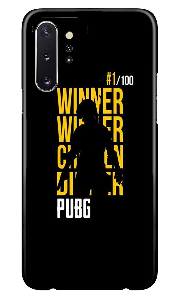 Pubg Winner Winner Mobile Back Case for Samsung Galaxy Note 10 (Design - 177) (Design - 177) Pubg Winner Winner Case for Samsung Galaxy Note 10 (Design - 177)