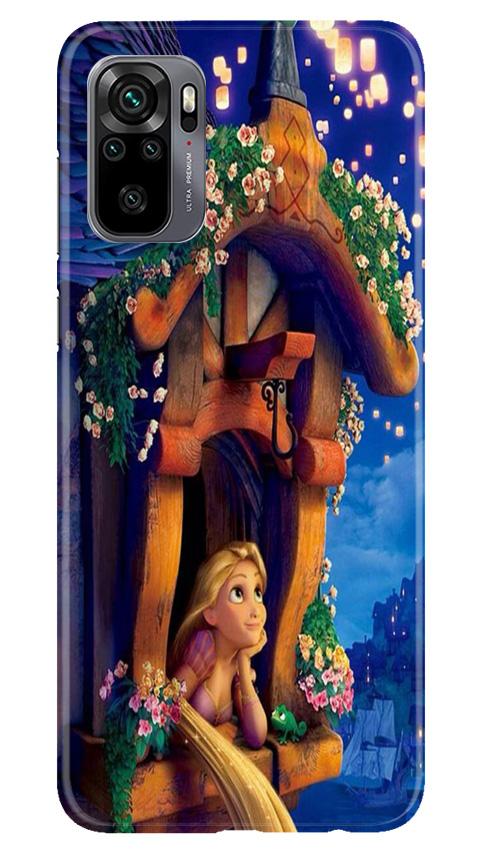 Cute Girl Mobile Back Case for Redmi Note 10 (Design 198)