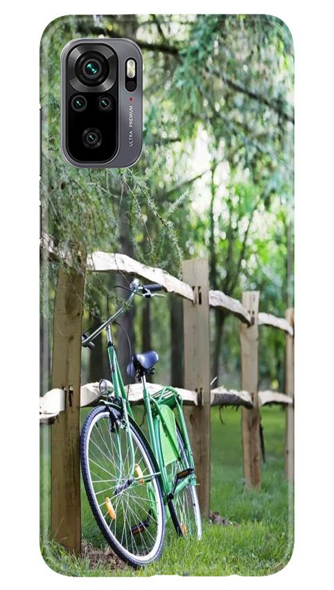 Bicycle Mobile Back Case for Redmi Note 10 (Design - 208) Bicycle Case for Redmi Note 10 (Design No. 208)