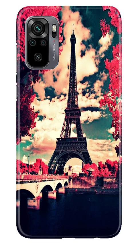 Eiffel Tower Mobile Back Case for Redmi Note 10 (Design - 212) Eiffel Tower Case for Redmi Note 10 (Design No. 212)