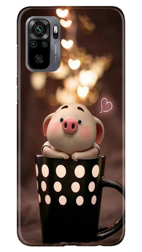 Cute Bunny Mobile Back Case for Redmi Note 10 (Design - 213) Cute Bunny Case for Redmi Note 10 (Design No. 213)