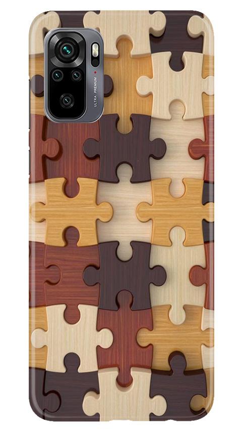 Puzzle Pattern Mobile Back Case for Redmi Note 10 (Design - 217) Puzzle Pattern Case for Redmi Note 10 (Design No. 217)