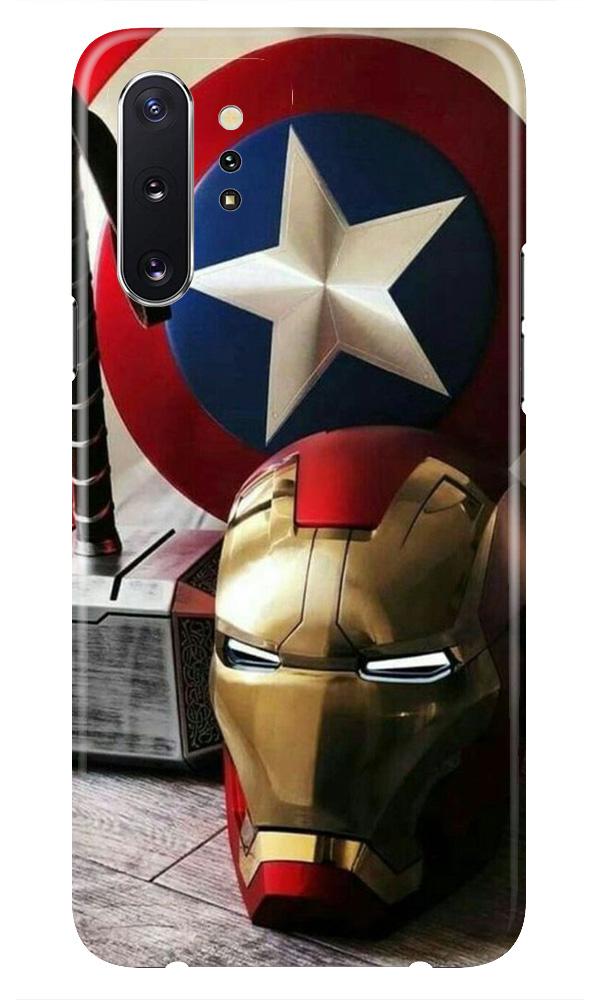 Ironman Captain America Mobile Back Case for Samsung Galaxy Note 10 (Design - 254) Ironman Captain America Case for Samsung Galaxy Note 10 (Design No. 254)