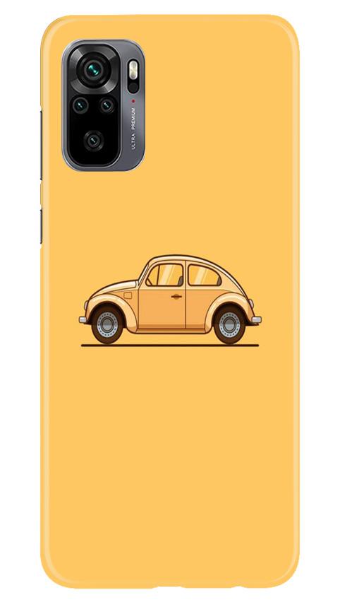 Vintage Car Mobile Back Case for Redmi Note 10 (Design - 262) Vintage Car Case for Redmi Note 10 (Design No. 262)