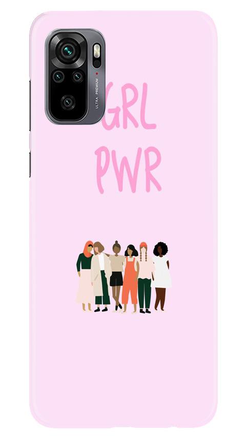 Girl Power Mobile Back Case for Redmi Note 10 (Design - 267) Girl Power Case for Redmi Note 10 (Design No. 267)
