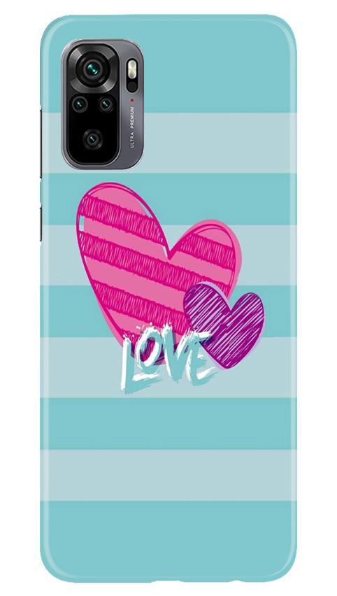 Love Mobile Back Case for Redmi Note 10 (Design - 299) Love Case for Redmi Note 10 (Design No. 299)
