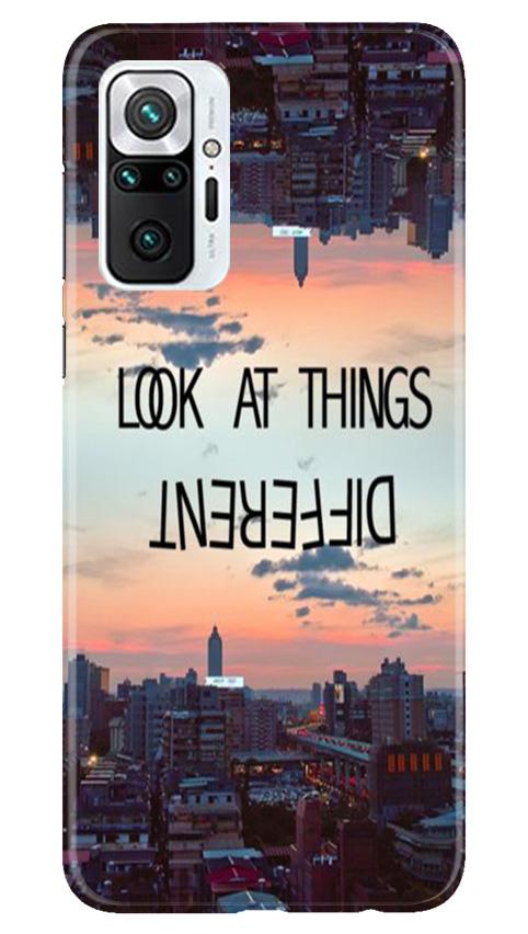 Look at things different Mobile Back Case for Redmi Note 10 Pro (Design - 99) Look at things different Case for Redmi Note 10 Pro