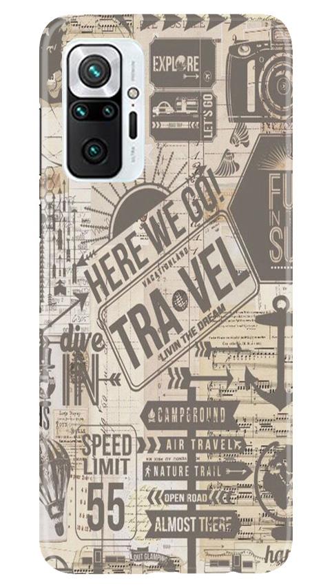 Travel Mobile Back Case for Redmi Note 10 Pro (Design - 104) Travel Case for Redmi Note 10 Pro (Design - 104)