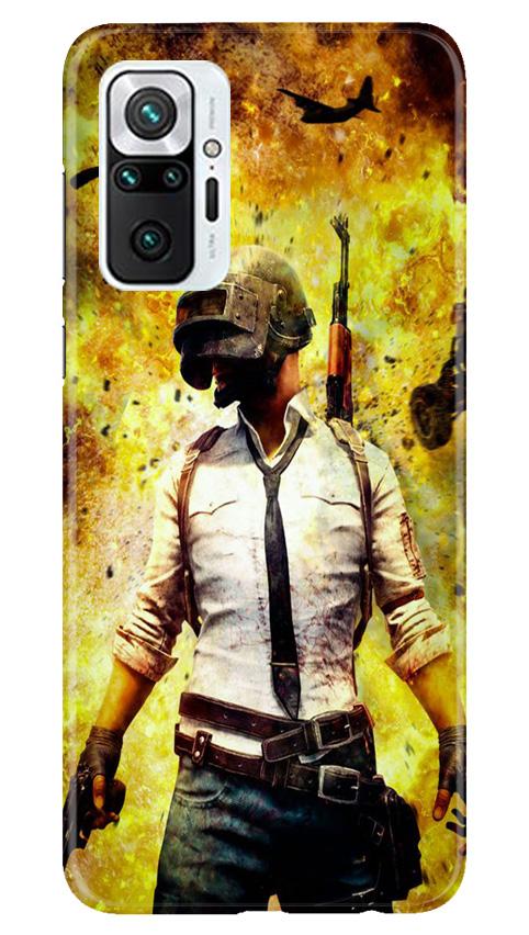Pubg Mobile Back Case for Redmi Note 10 Pro (Design 180)