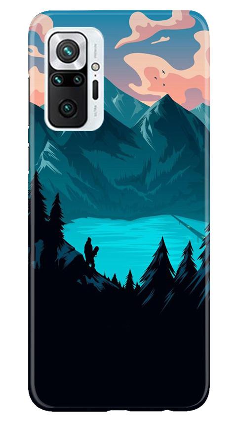 Mountains Mobile Back Case for Redmi Note 10 Pro Max (Design - 186) Mountains Case for Redmi Note 10 Pro Max (Design - 186)
