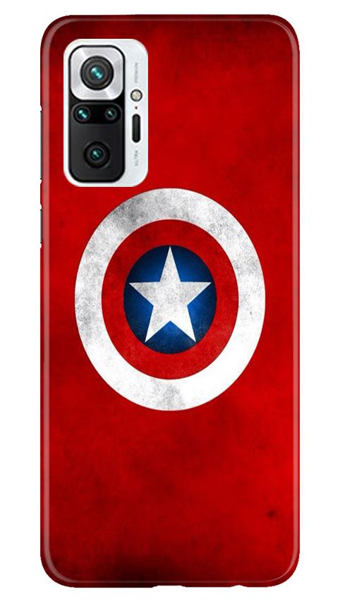 Captain America Mobile Back Case for Redmi Note 10 Pro (Design - 249) Captain America Case for Redmi Note 10 Pro (Design No. 249)