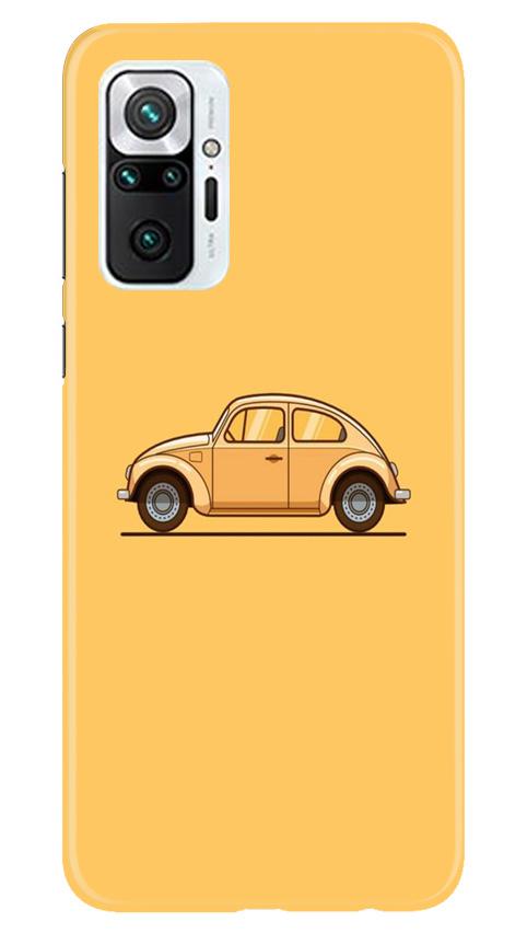 Vintage Car Mobile Back Case for Redmi Note 10 Pro (Design - 262) Vintage Car Case for Redmi Note 10 Pro (Design No. 262)