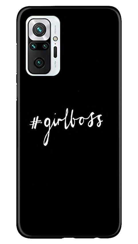 #GirlBoss Mobile Back Case for Redmi Note 10 Pro Max (Design - 266) #GirlBoss Case for Redmi Note 10 Pro Max (Design No. 266)