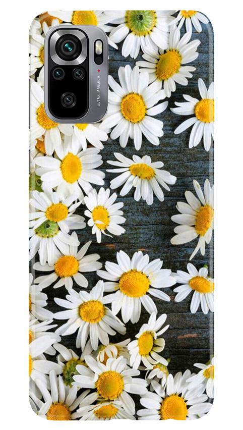 White flowers2 Mobile Back Case for Redmi Note 10S (Design - 62) White flowers2 Case for Redmi Note 10S