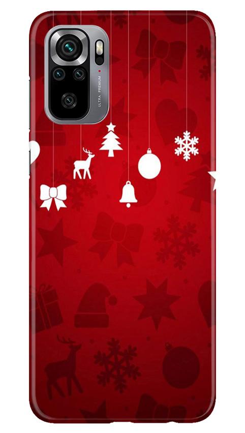 Christmas Mobile Back Case for Redmi Note 10S (Design - 78) Christmas Case for Redmi Note 10S