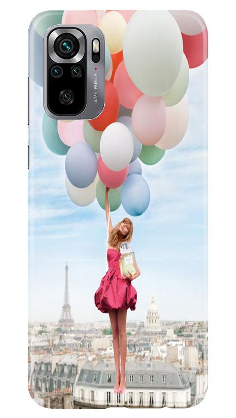 Girl with Baloon Mobile Back Case for Redmi Note 10S (Design - 84) Girl with Baloon Case for Redmi Note 10S