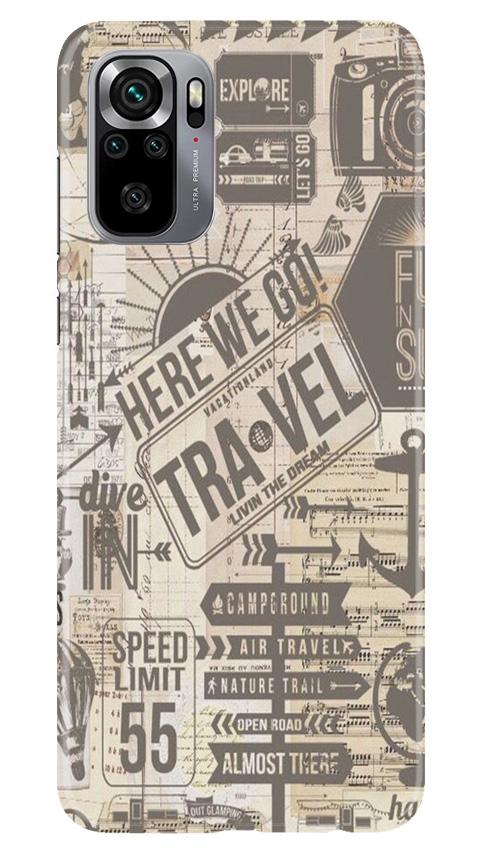 Travel Mobile Back Case for Redmi Note 10S (Design - 104) Travel Case for Redmi Note 10S (Design - 104)