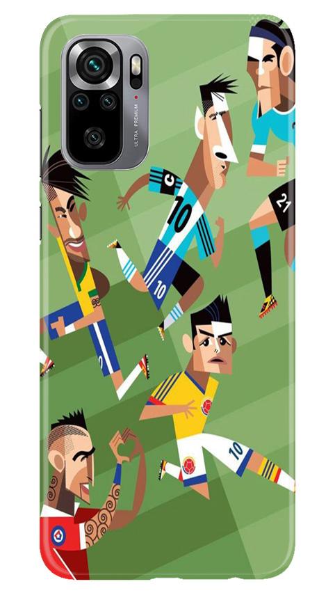Football Mobile Back Case for Redmi Note 10S (Design - 166) Football Case for Redmi Note 10S (Design - 166)