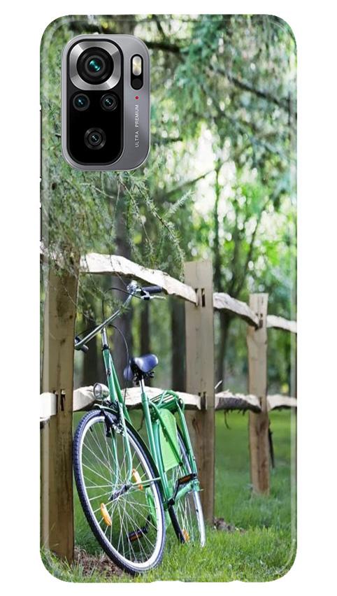 Bicycle Mobile Back Case for Redmi Note 10S (Design - 208) Bicycle Case for Redmi Note 10S (Design No. 208)