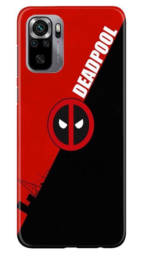 Deadpool Mobile Back Case for Redmi Note 10S (Design - 248) Deadpool Case for Redmi Note 10S (Design No. 248)