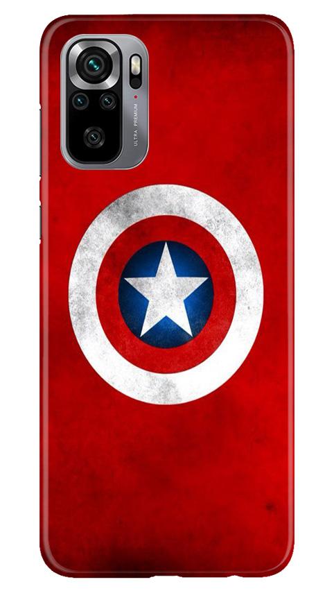 Captain America Mobile Back Case for Redmi Note 10S (Design - 249) Captain America Case for Redmi Note 10S (Design No. 249)