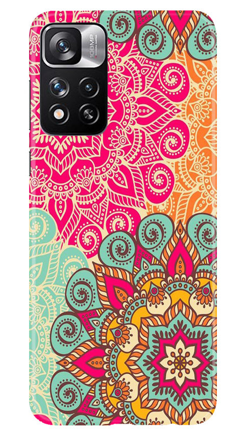 Rangoli art Mobile Back Case for Redmi Note 11 Pro (Design - 6) Rangoli art Case for Redmi Note 11 Pro