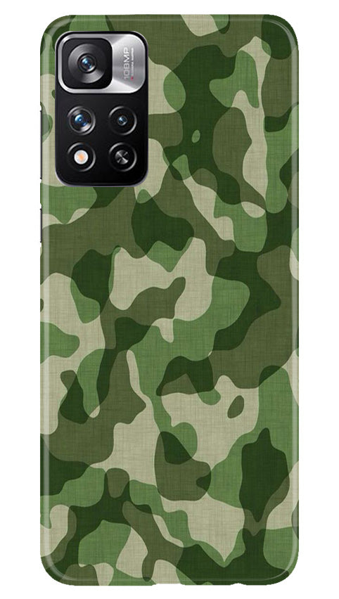 Army Camouflage Mobile Back Case for Redmi Note 11 Pro (Design - 106) Army Camouflage Case for Redmi Note 11 Pro (Design - 106)