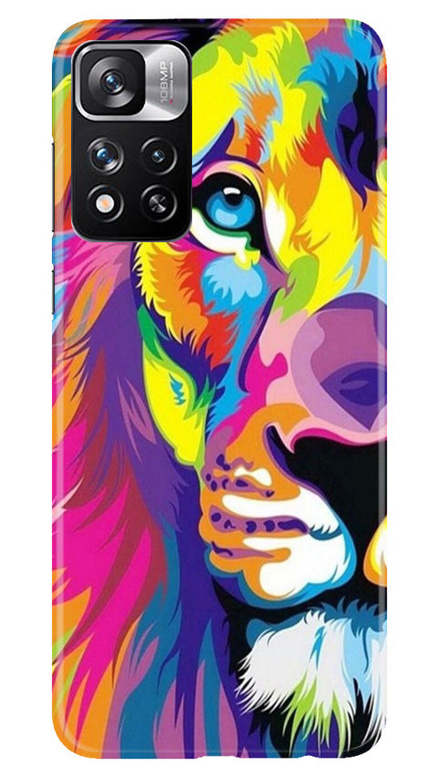 Colorful Lion Mobile Back Case for Redmi Note 11 Pro (Design - 110) Colorful Lion Case for Redmi Note 11 Pro (Design - 110)