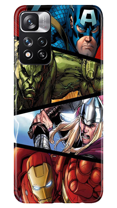 Avengers Superhero Mobile Back Case for Redmi Note 11 Pro (Design - 124) Avengers Superhero Case for Redmi Note 11 Pro (Design - 124)