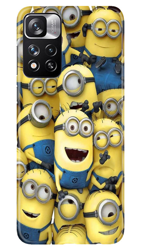 Minions Mobile Back Case for Redmi Note 11 Pro (Design - 127) Minions Case for Redmi Note 11 Pro (Design - 127)