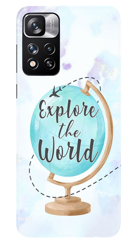 Explore the World Mobile Back Case for Redmi Note 11 Pro (Design - 176) Explore the World Case for Redmi Note 11 Pro (Design No. 176)