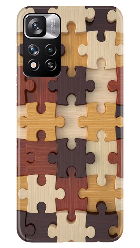 Puzzle Pattern Mobile Back Case for Redmi Note 11 Pro (Design - 186) Puzzle Pattern Case for Redmi Note 11 Pro (Design No. 186)