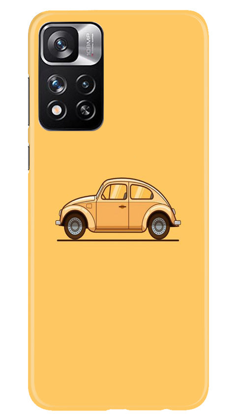 Vintage Car Mobile Back Case for Redmi Note 11 Pro (Design - 231) Vintage Car Case for Redmi Note 11 Pro (Design No. 231)
