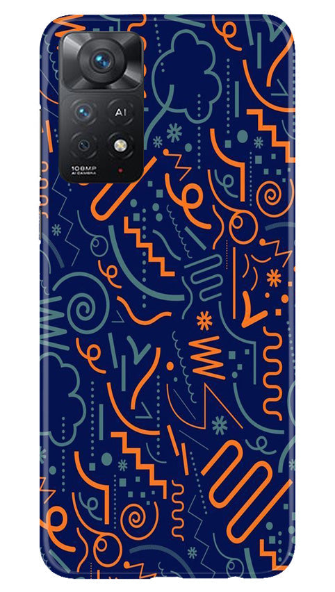 Line Art Baground Mobile Back Case for Redmi Note 11 Pro 5G (Design - 26) Line Art Baground Case for Redmi Note 11 Pro 5G