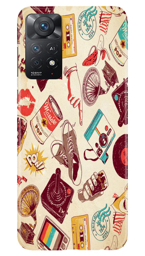 Vintage Mobile Back Case for Redmi Note 11 Pro 5G (Design - 35) Vintage Case for Redmi Note 11 Pro 5G