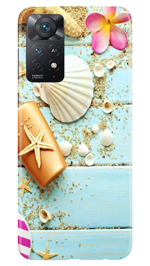 Sea Shells Mobile Back Case for Redmi Note 11 Pro 5G (Design - 63) Sea Shells Case for Redmi Note 11 Pro 5G