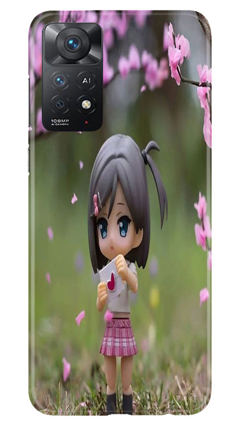 Cute Girl Mobile Back Case for Redmi Note 11 Pro 5G (Design - 92) Cute Girl Case for Redmi Note 11 Pro 5G