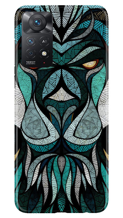 Lion Mobile Back Case for Redmi Note 11 Pro 5G (Design - 97) Lion Case for Redmi Note 11 Pro 5G