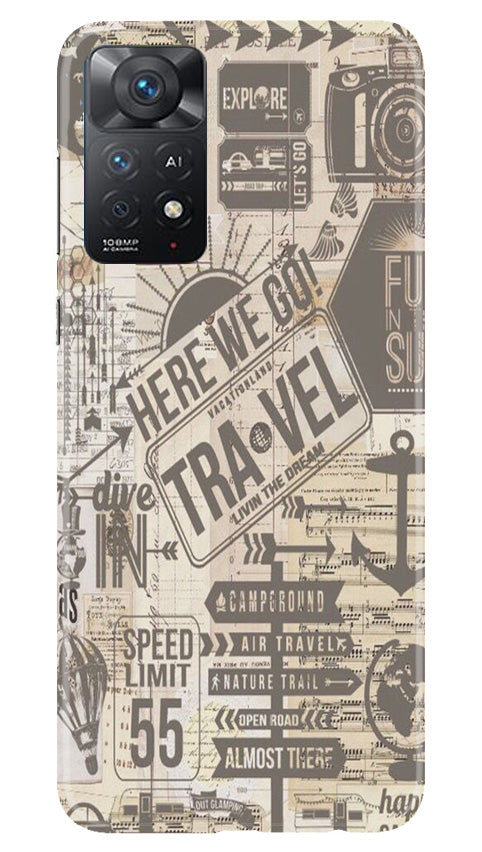 Travel Mobile Back Case for Redmi Note 11 Pro 5G (Design - 104) Travel Case for Redmi Note 11 Pro 5G (Design - 104)