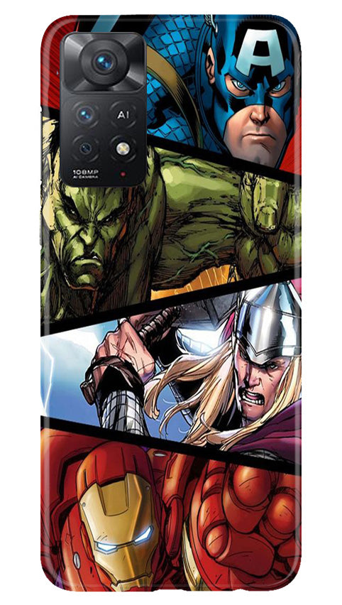 Avengers Superhero Mobile Back Case for Redmi Note 11 Pro 5G (Design - 124) Avengers Superhero Case for Redmi Note 11 Pro 5G (Design - 124)