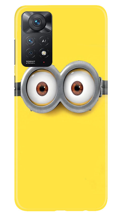 Minions Mobile Back Case for Redmi Note 11 Pro 5G (Design - 128) Minions Case for Redmi Note 11 Pro 5G (Design - 128)